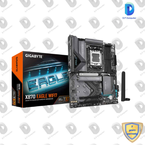 MAINBOARD (AM5) GIGABYTE X870 EAGLE WIFI7 DDR5 สินค้าใหม่ รับประกัน 3 ปี