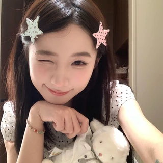 กิ๊บติดผม กิ๊บหนีบผม hair clip สไตล์เกาหลี ins น่ารัก y2k ใหม่ สีพาสเทล ลายจุด ดาว COD