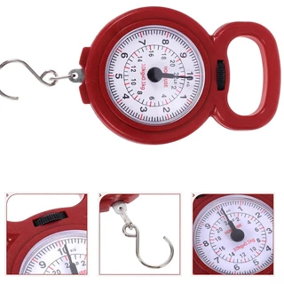 Hook Spring Scale เครื่องชั่งตกปลาแบบพกพา 10 กก. เครื่องชั่งอาหาร เครื่องชั่งกระเป๋าเดินทาง