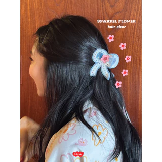 amuse stuff-🎀 Bow Flower Hair Claw ✨🌼 กิ้บหนีบผมตัวใหญ่ลายโบว์