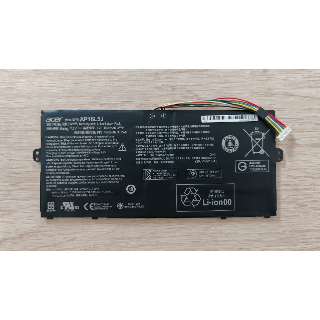 ✨ แบตเตอรี่  AP16L5J For ACER SPIN 1 SP111-32 SWIFT 5 SF514-52