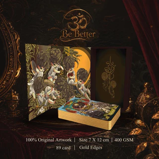พรีออเดอร์ ไพ่วาดมือ 100% ॐ Be Better Tarot (ใบจอง) No AI