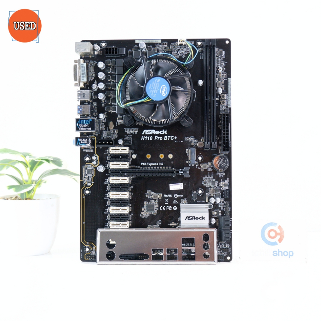ชุดซีพียูพร้อมเมนบอร์ด CPU: INTEL CORE I5-6400 + MB: ASROCK H110 PRO BTC+ P17678