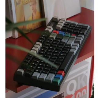 [พร้อมส่ง] คีย์บอร์ด QK100 MK2 Pre-built เคสอลูมิเนียม มีหน้าจอ qk 100 Mechanical Keyboard