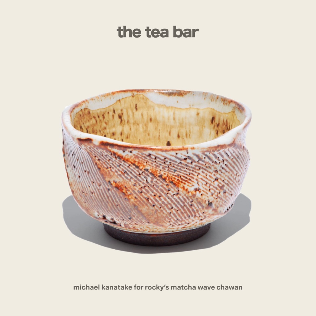 ROCKY'S MATCHA michael kanatake wave chawan matcha bowl