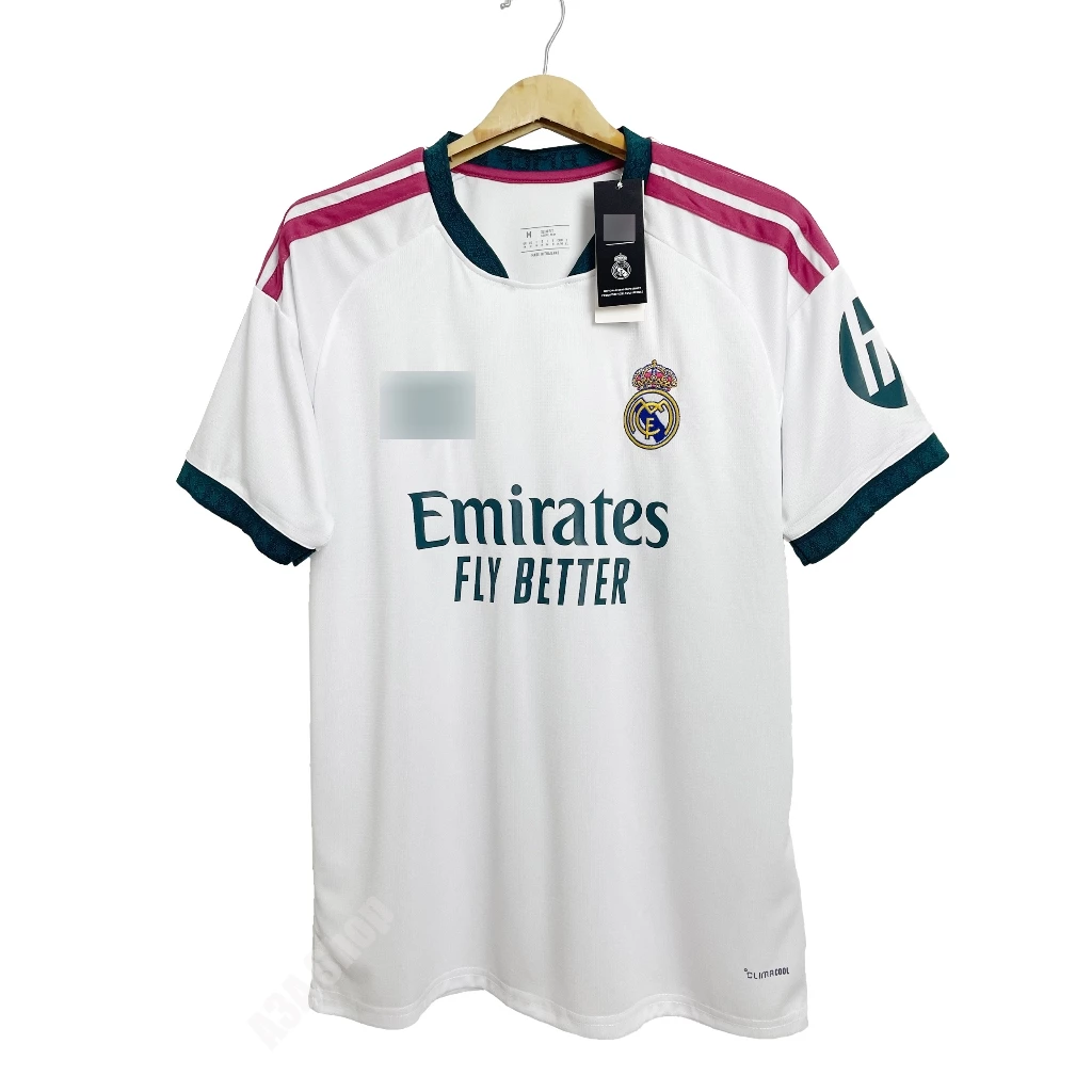 ใหม่เสื้อบอล เรอัลมาดริ-สีขาว 2026/27ถ่ายจากสินค้าจริงเกรดแฟนบอลAAA