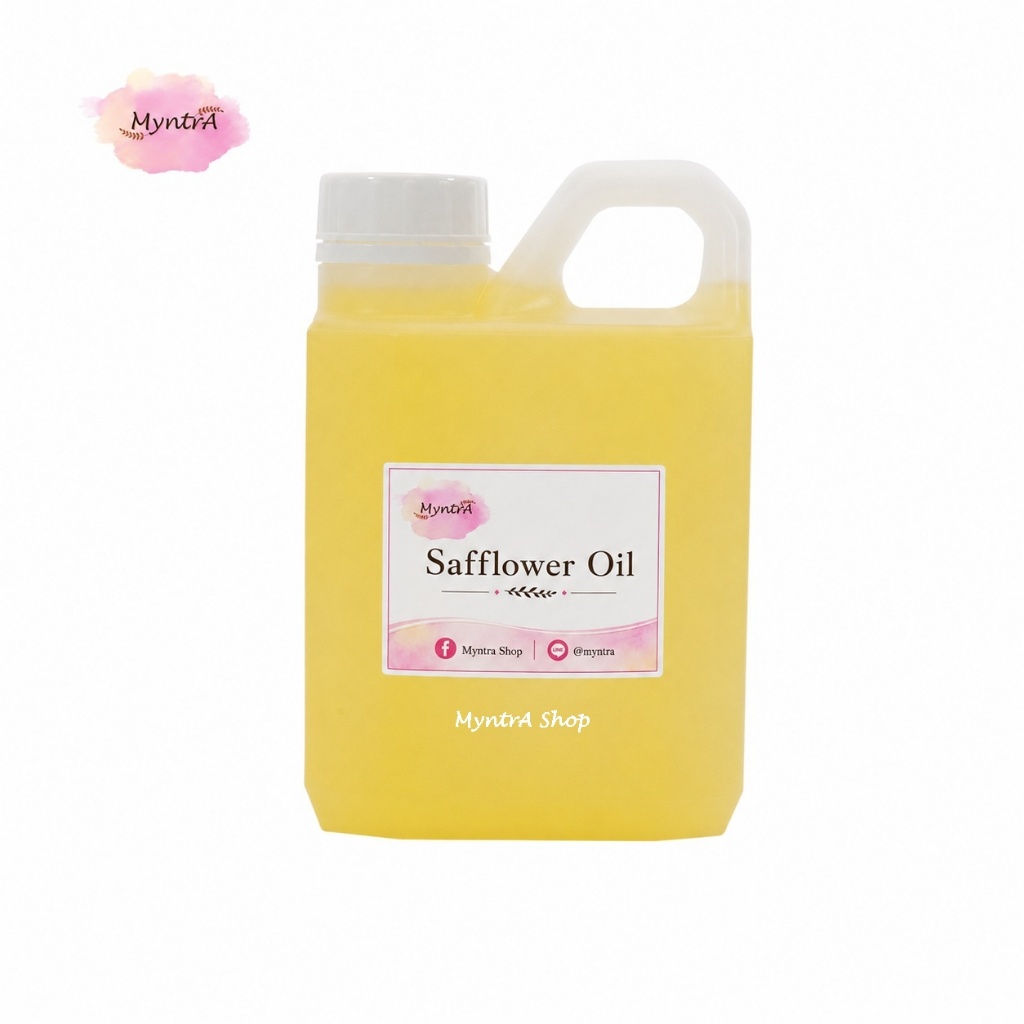 น้ำมันดอกคำฝอย Safflower Oil 100% - Food Grade (Spain) 500 g. (550 ml.)