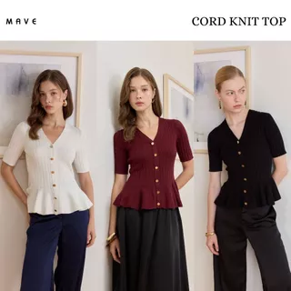MAVE เสื้อ รุ่น Cord สี Black,White,Burgundy