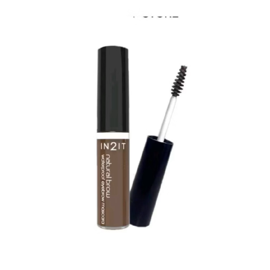 (ไม่มีกล่อง) มาสคาร่าคิ้ว IN2IT Natural brow Waterproof Eyebrow Mascara อินทูอิท มาสคาร่าเปลี่ยนสีคิ