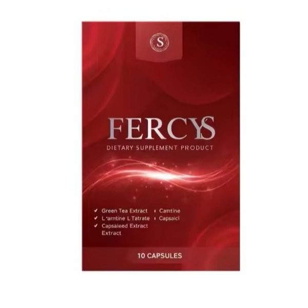 🍀 Fercy เฟอร์ซี่ ของแท้ 100% กล่องแดงสูตรเดิม กล่องใหม่ 10 แคปซูล Fercy detox diet อาหารเสริม fercy