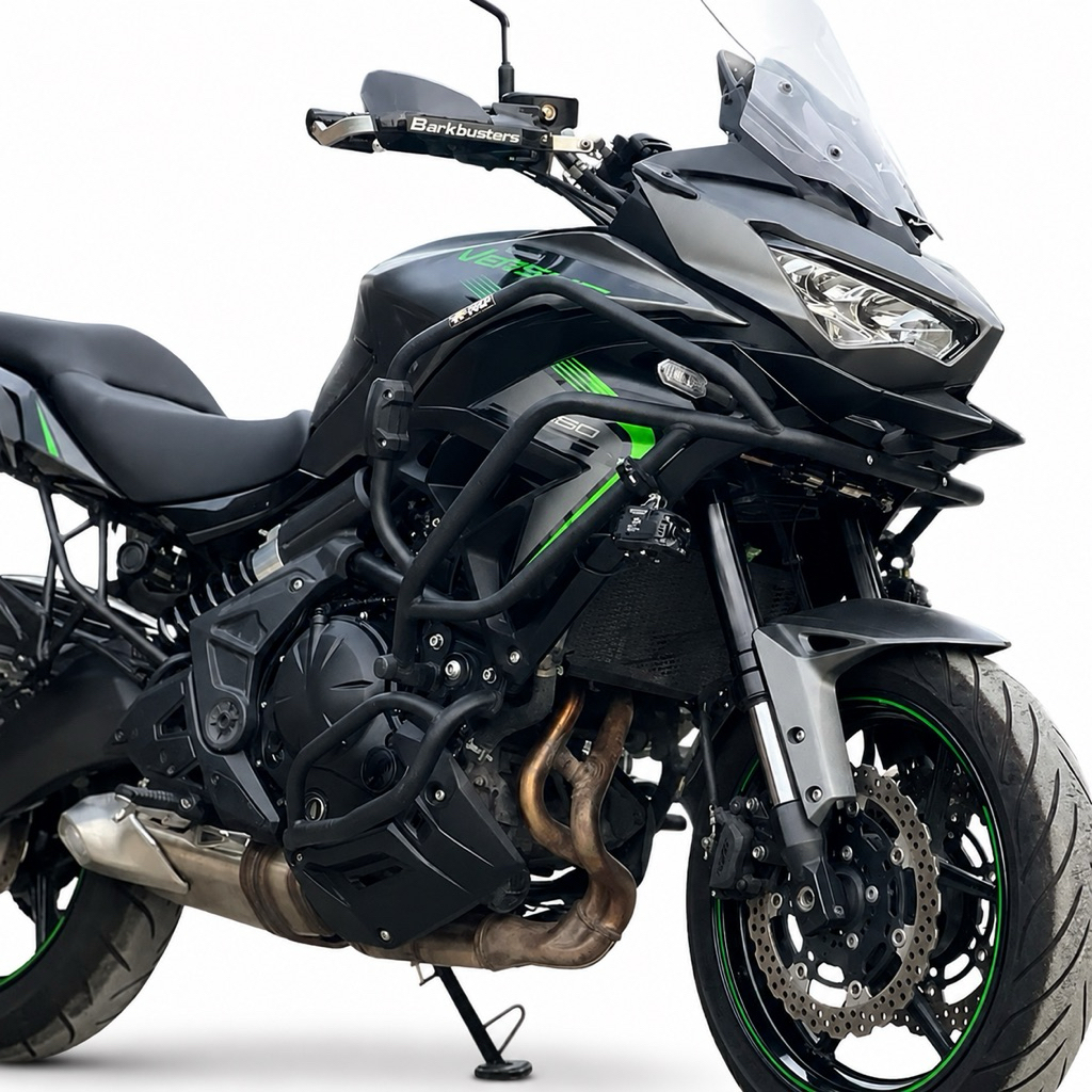 แคชบาร์ชุดเต็ม Versys650 ปี 24-25 งานคัสตอมตรงรุ่น | KMO RACK BAR CUSTOM