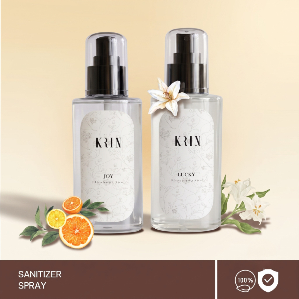 Krin Sanitizer Spray สเปรย์ทำความสะอาดฆ่าเชื้ออเนกประสงค์
