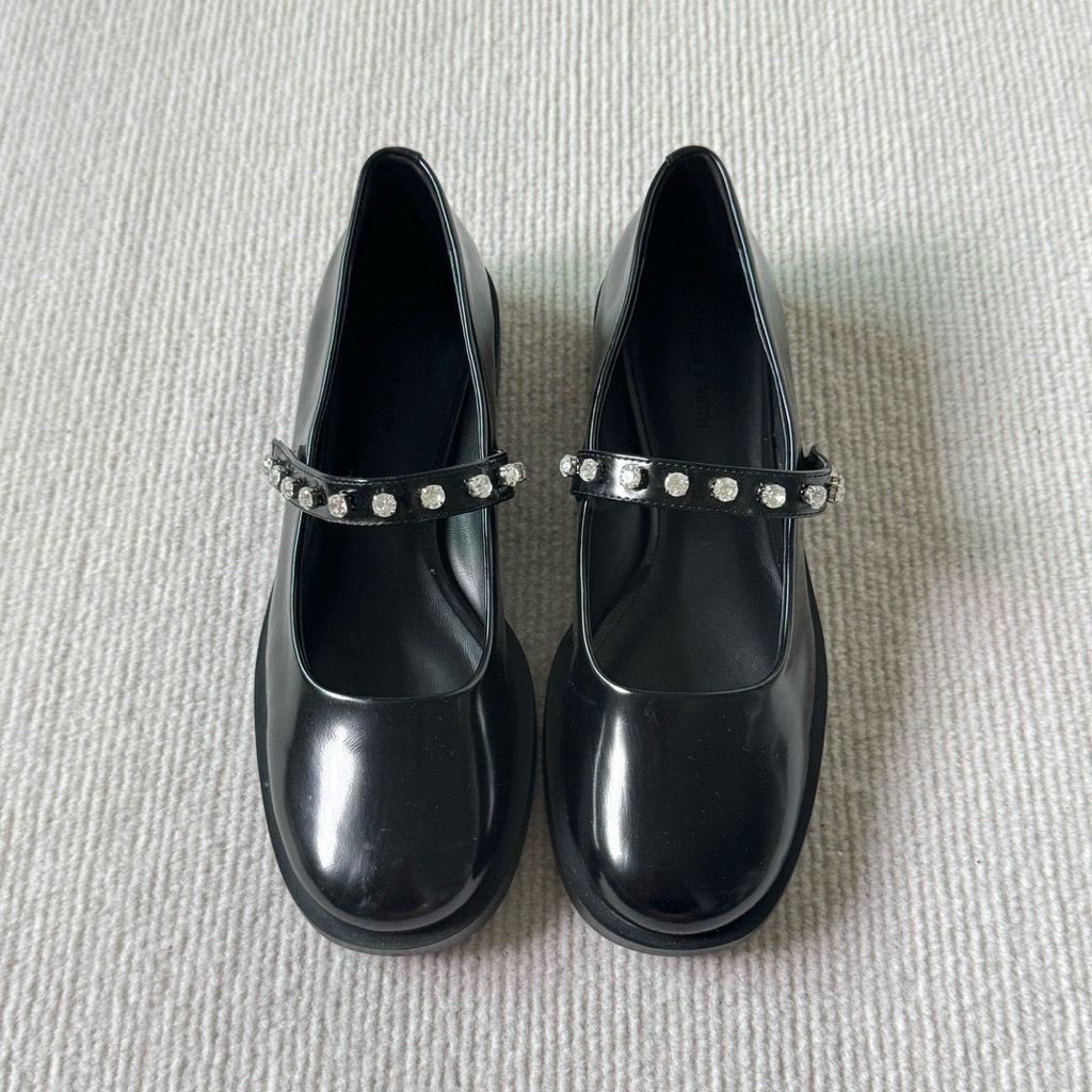 CHARLES & KEITH รองเท้าแมรี่เจนมือสองของแท้ ไม่มีกล่อง sz.38