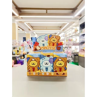 MORETHAN Arts&Toys Maltese My Good Friend Series Vinyl Plush Keychain Pendant Blind Box（กด6ชิ้น=1box）