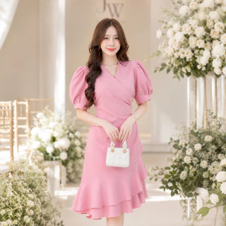 Modish | Calorina Dress | เดรสออกงาน แต่งชายระบายหวานๆ