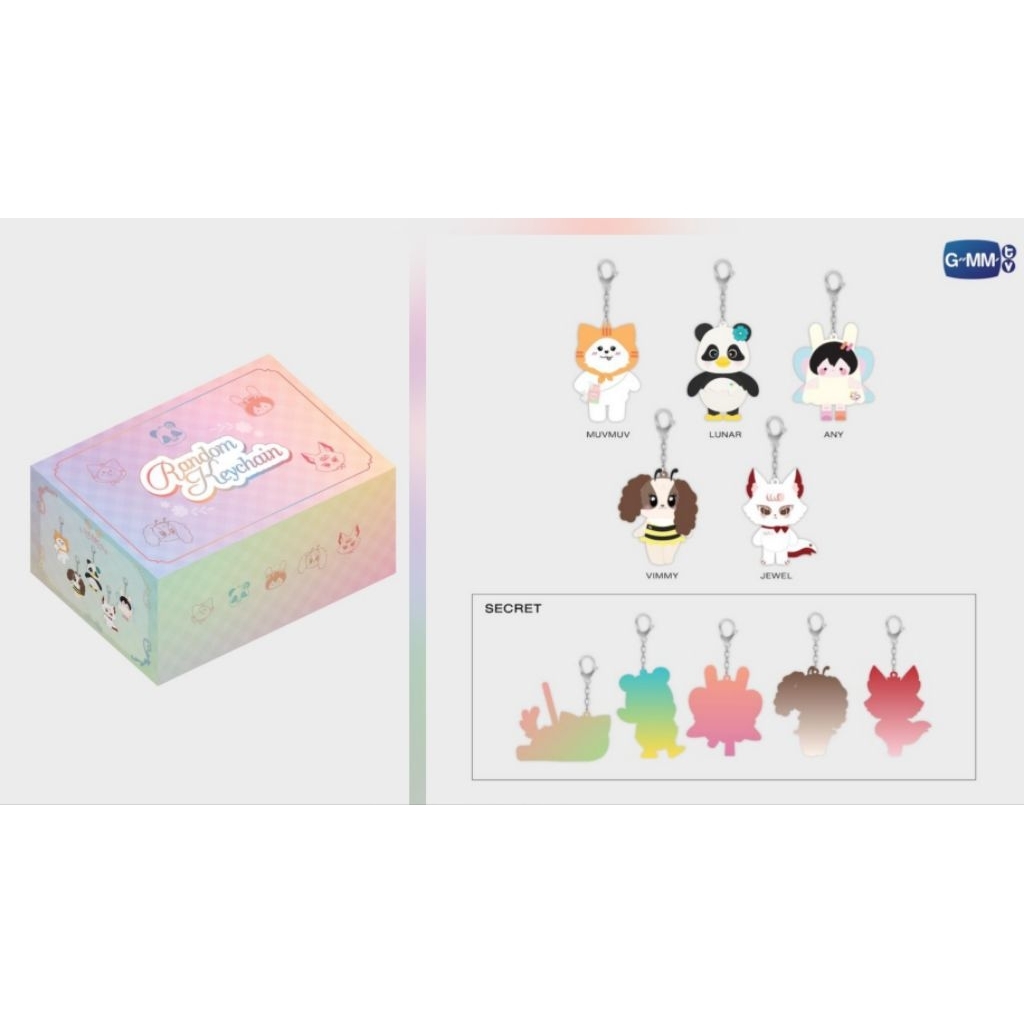 Blush Blossom Fan Fest 2026 | Midnight Bloom Doll Keychain