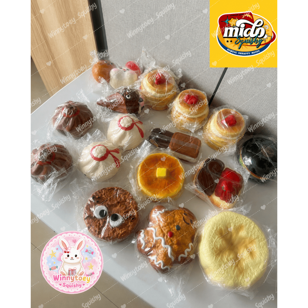 (พร้อมส่ง) สกุชชี่ งานแท้ Mido มีแพคเกจทุกชิ้น มือ1 (Size Jumbo) - สินค้าทางร้านมีแพคเกจทุกชิ้น
