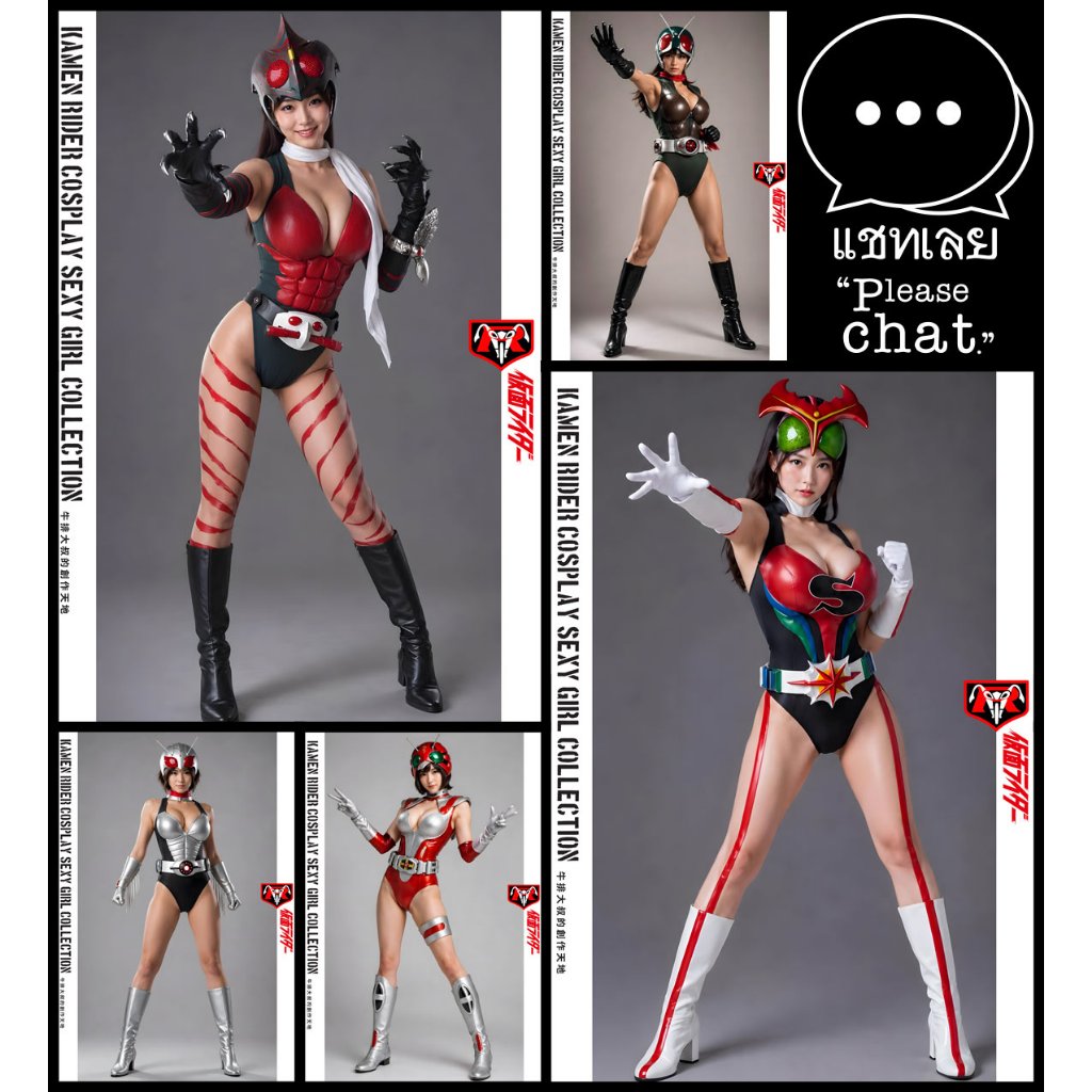 โปสเตอร์ ไอ้มดแดง คอสเพลย์ V6-10 MASKED RIDER 仮面ライダー POSTER 11.5"x16.5" นิ้ว A3 Kamen Rider Cosplay 