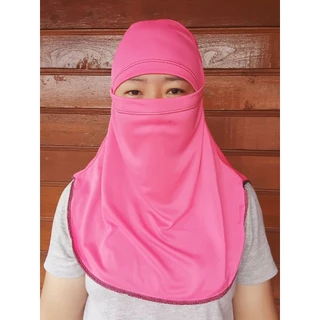 หมวกโม่งผ้าคลุมหน้าผ้ากีฬาไมโคร
