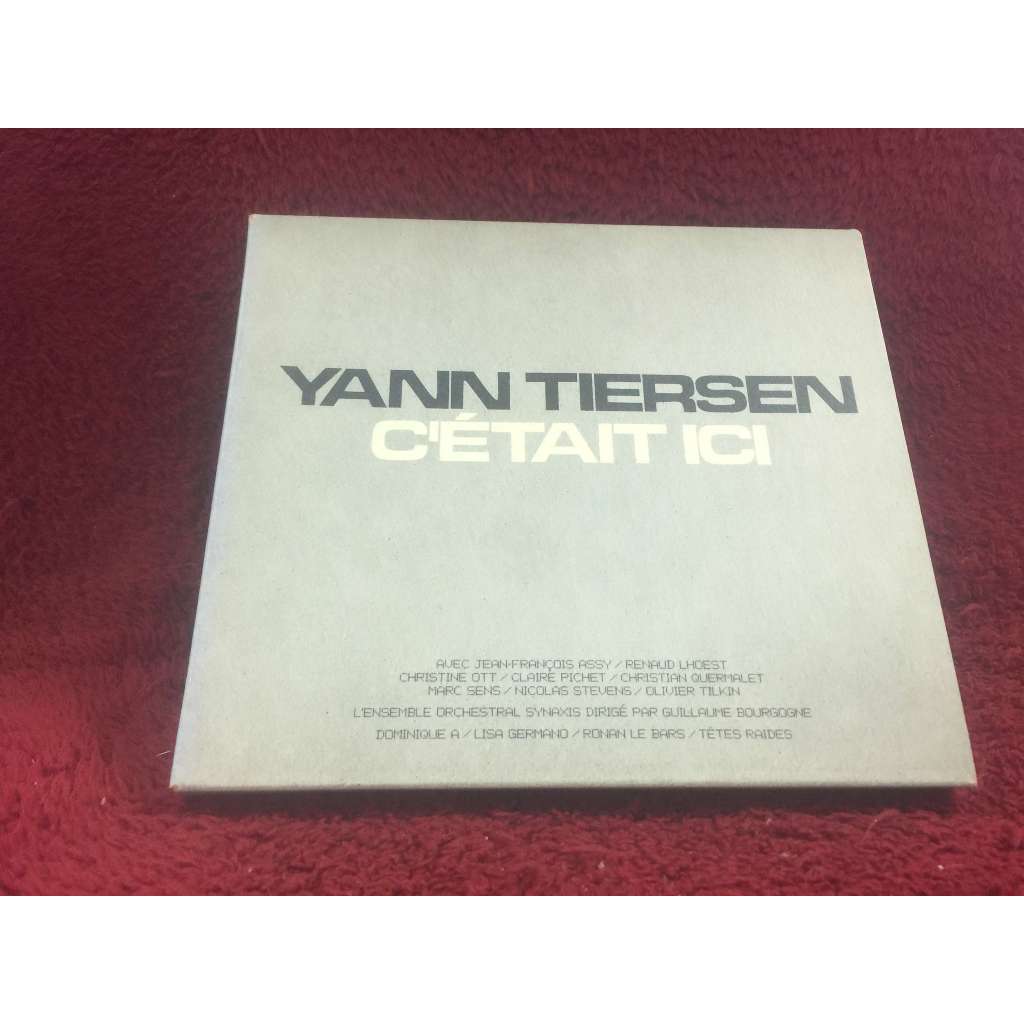 2CD  Yann Tiersen – C'était Ici สภาพตามรูปปก ZA335-11