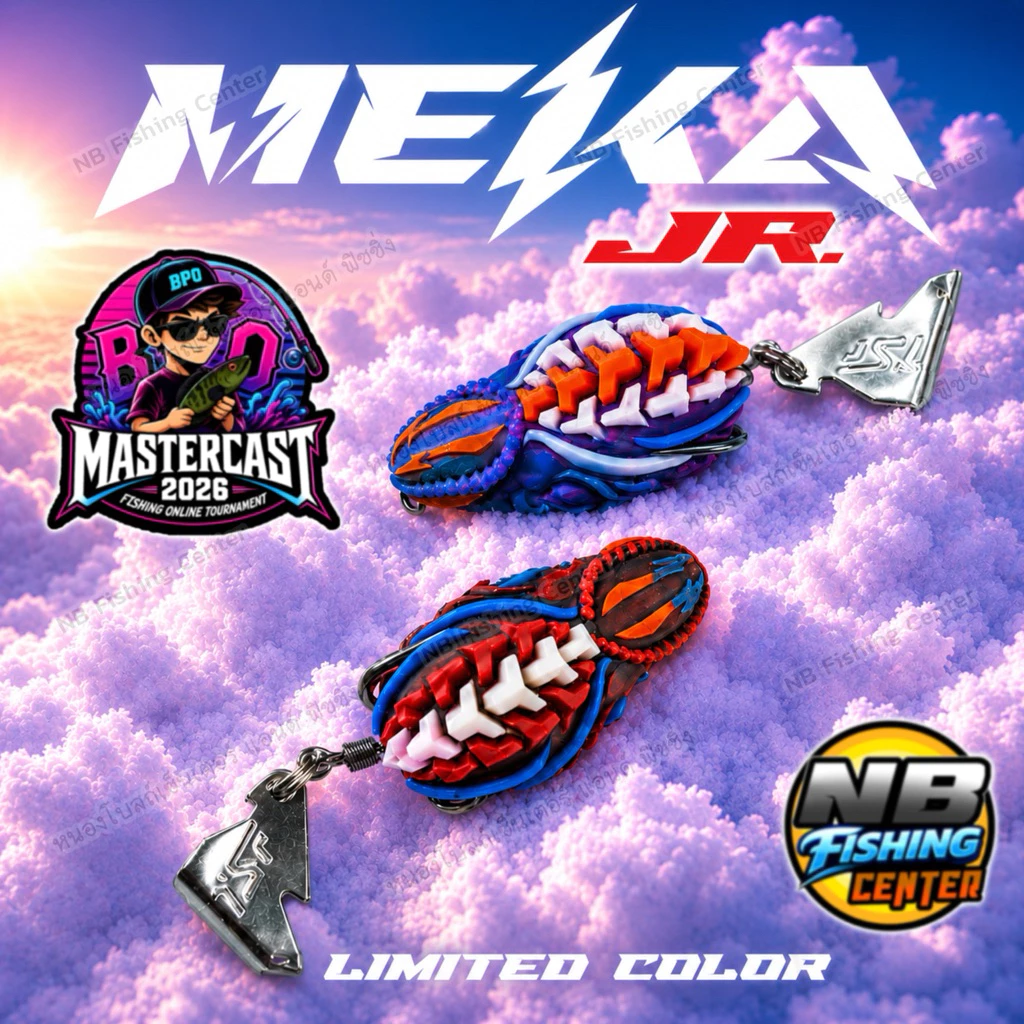 กบยาง เมฆา MEKA รุ่น กิจกรรม BPO MASTERCAST 2026 ขนาด 3.5 ซม น้ำหนัก 7 กรัม มีให้เลือก 2 สี สินค้ามีจำนวนจำกัด