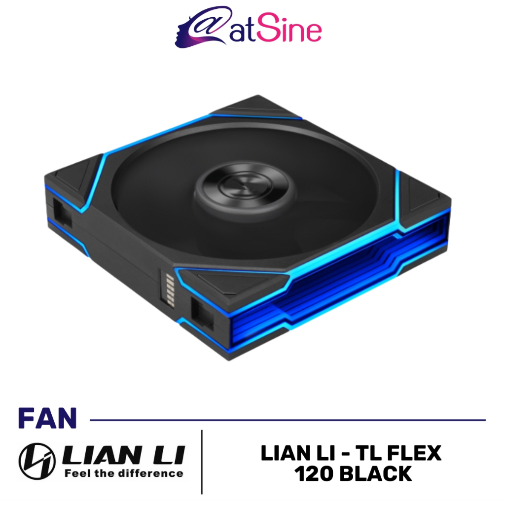 พัดลมเคส FAN: LIAN LI - TL FLEX 120 (มีสีดำ และ สีขาว)