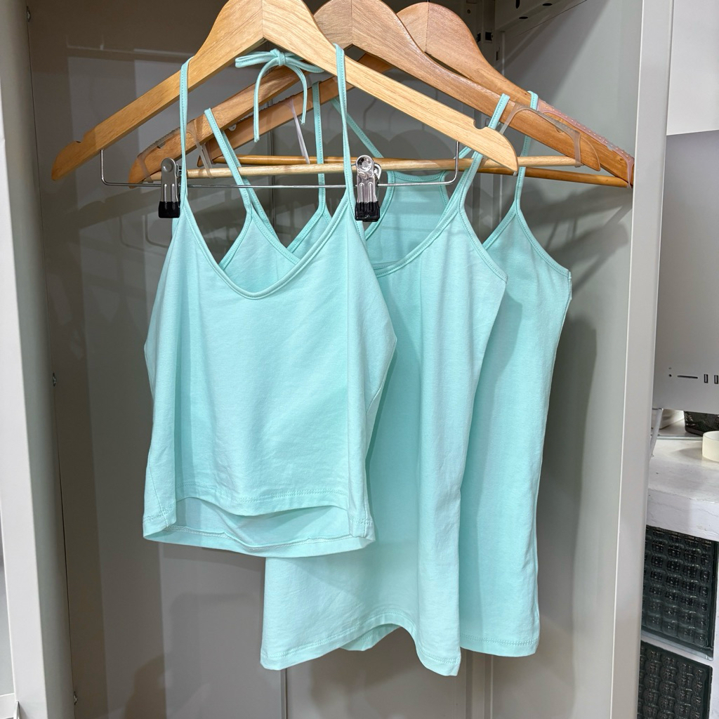 Mint top 🩵 เสื้อสายเดี่ยวสีมิ้นท์