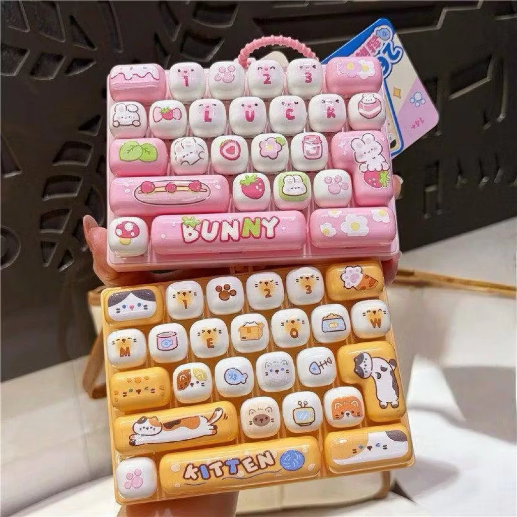 พร้อมส่งในไทย ส่งด่วน พวงกุญแจคีย์บอร์ด แป้นพิมพ์เสียงชัดเจน กดครายเครียด ของเล่น กดเพลินๆ มี2รุ่น มีไฟกับไม่มีไฟ thumbnail 10