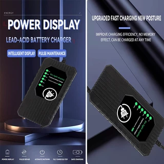 COD สายชาร์จจักรยานไฟฟ้า 48v/60v/72v 20AH เครื่องชาร์จจักรยานไฟฟ้า เครื่องชาร์จแบตเตอรี่รถยนต์ไฟฟ้า ดปิดอัตโนมัติ