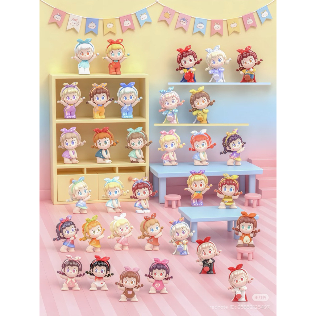 ❌หมด❌ [ได้ 4 ตัว](ย299) โมเดล มินิ : PINY Diary Cute Collection is here Series