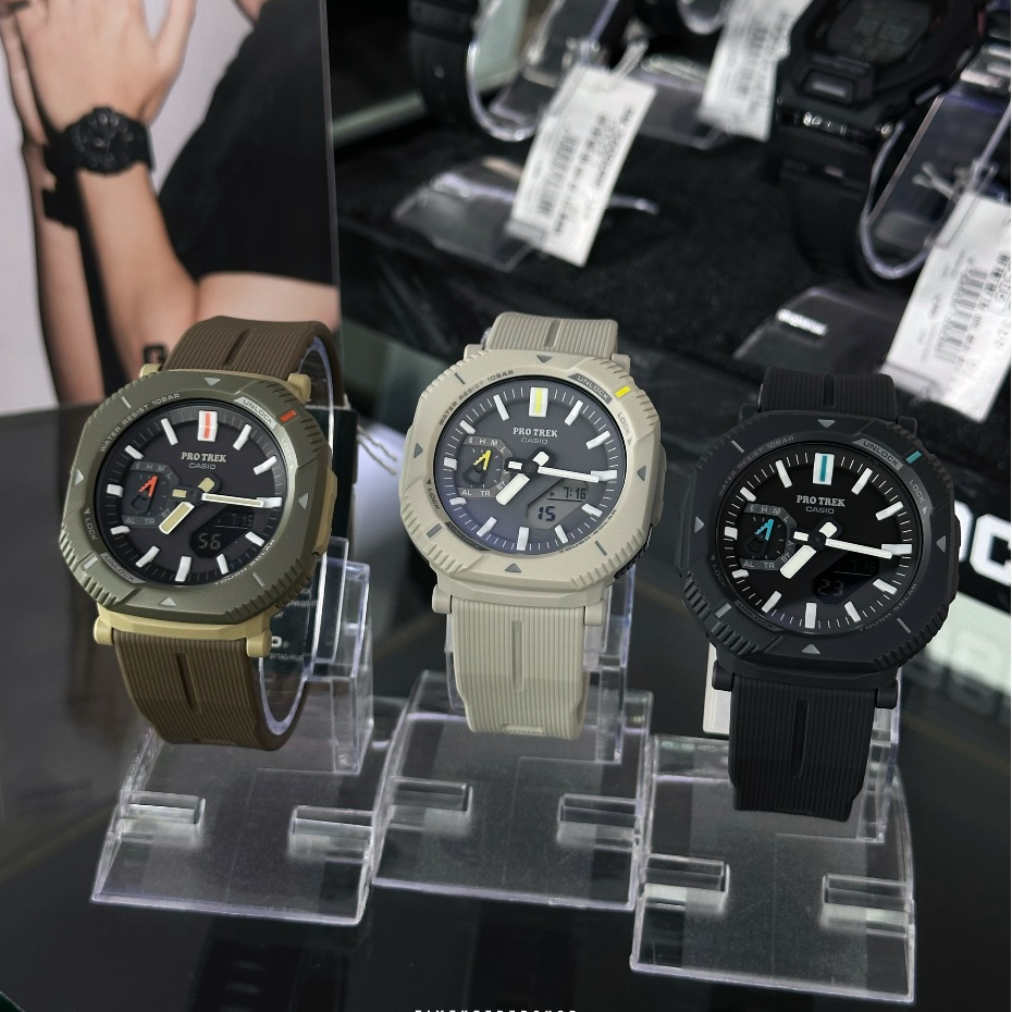 Casio Protrek นาฬิกาข้อมือผู้ชาย สายเรซิน  รุ่น PRJ-B001 (PRJ-B001-1,PRJ-B001-5,PRJ-B001-7)