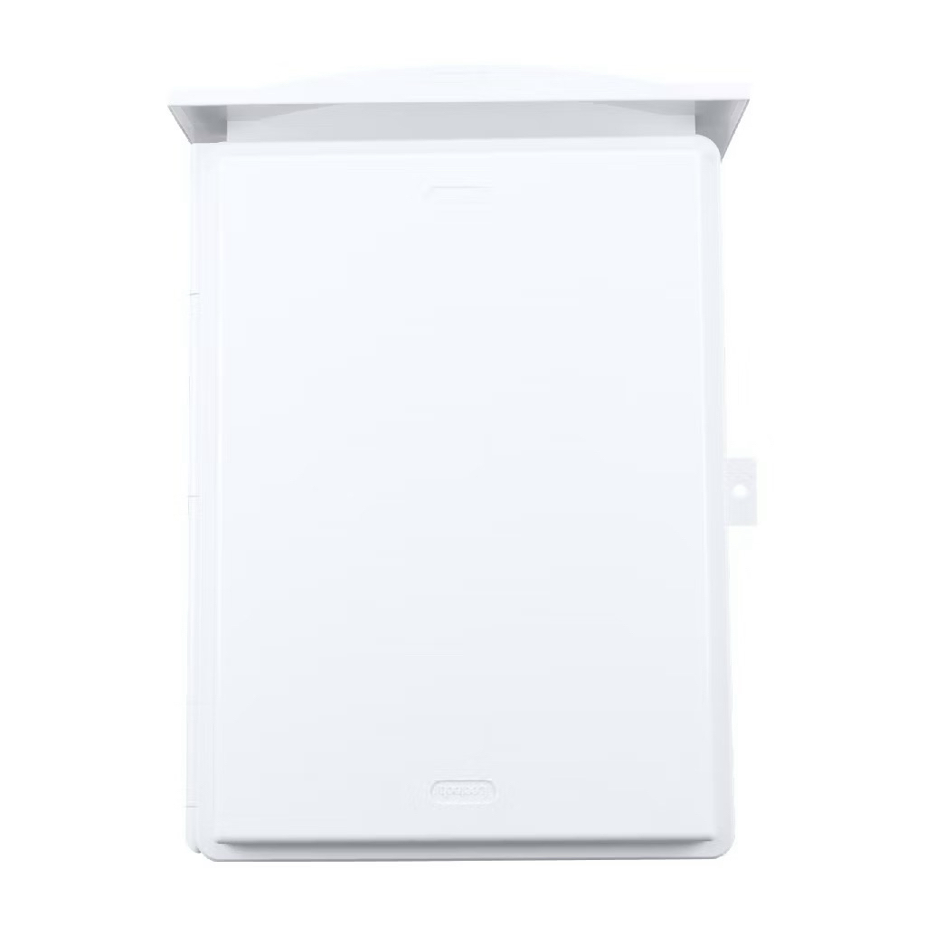 ตู้กันน้ำ Leetech 12 x 16 นิ้ว รุ่น CA1216G ฝาทึบ สีเทารุ่นมีหลังคา