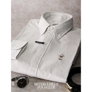 BEVERLY HILLS POLO CLUB เสื้อเชิ้ตลายริ้วแขนยาว รุ่น BH3V013