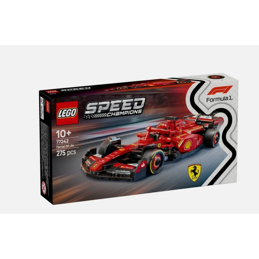 LEGO Speed Champions 77242 Ferrari SF-24 F1 Race Car Driver Set