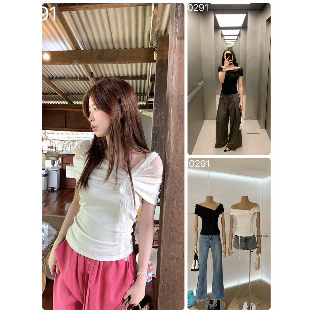 W10291 เสื้อแฟชั่น Tag🇰🇷🛍️WGWE