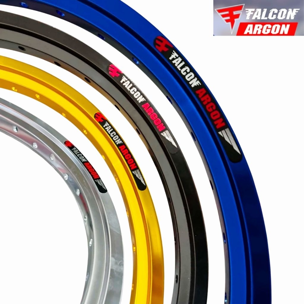 FALCON ARGON ล้อทรงเอ 1คู่ ล้อฟอลคอน อากอน ขนาด1.4-17