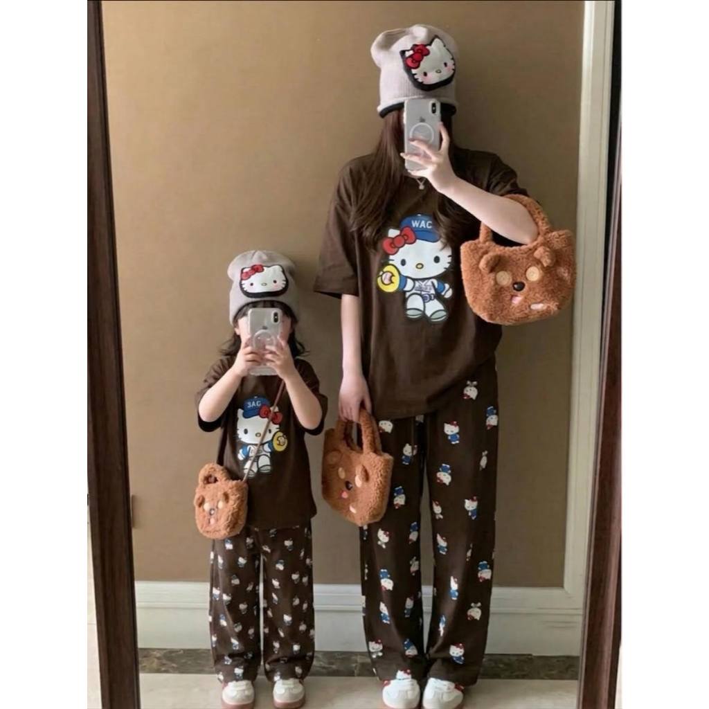 พร้อมส่ง bb01-bb02 9227 ชุดเด็กบราวคิตตี้