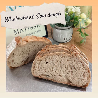 Sourdough ขนมปังซาวโดว์ ยีสต์ธรรมชาติ100% เปรี้ยวละมุน หลังอบ590g