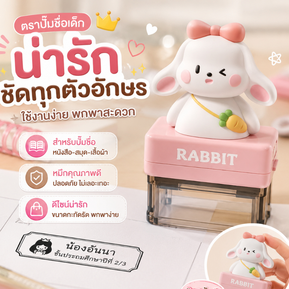 ตรายางหมึกในตัว ตรายางปั้มเอกสาร  ตรายางพร้อมข้อความด่วน ตรายางหมึกในตัว (จัดส่งในกรุงเทพ)