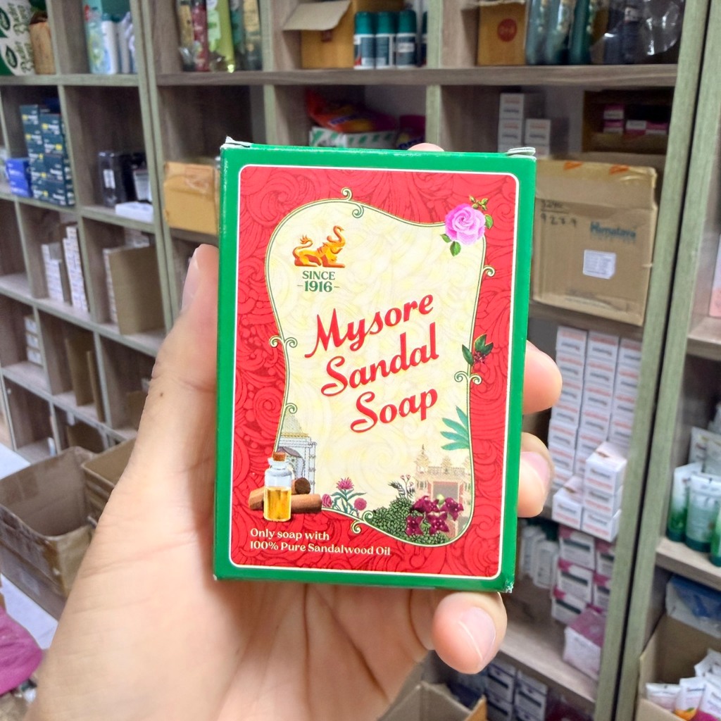 Mysore Sandal Soap สบู่หอมน้ำมันแก่นจันทร์ 75/125 กรัม พร้อมส่ง เก็บเงินปลายทางได้ค่ะ