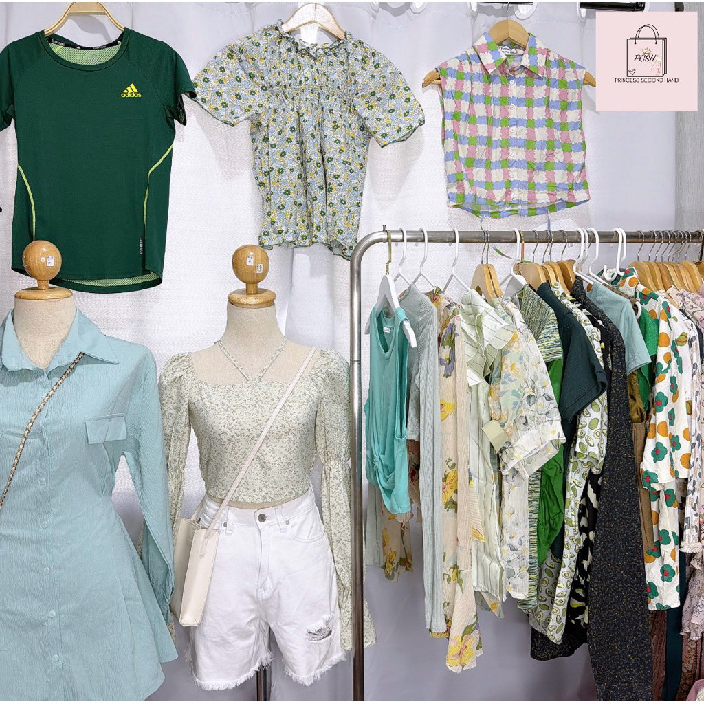 เสื้อผ้าแฟชั่น2026 มือ1 มือ2 มีครบทุกอย่าง คอบัว ครอป เสื้อ เดรส กางเกง กระโปรง(เฉพาะไลฟ์สด)