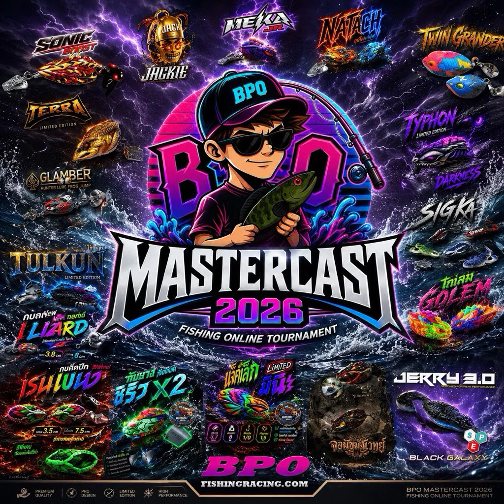 เหยื่อปลอม BPO Mastercast 2026 เหยื่อกิจกรรม รุ่นลิมิเต็ด BY BPO