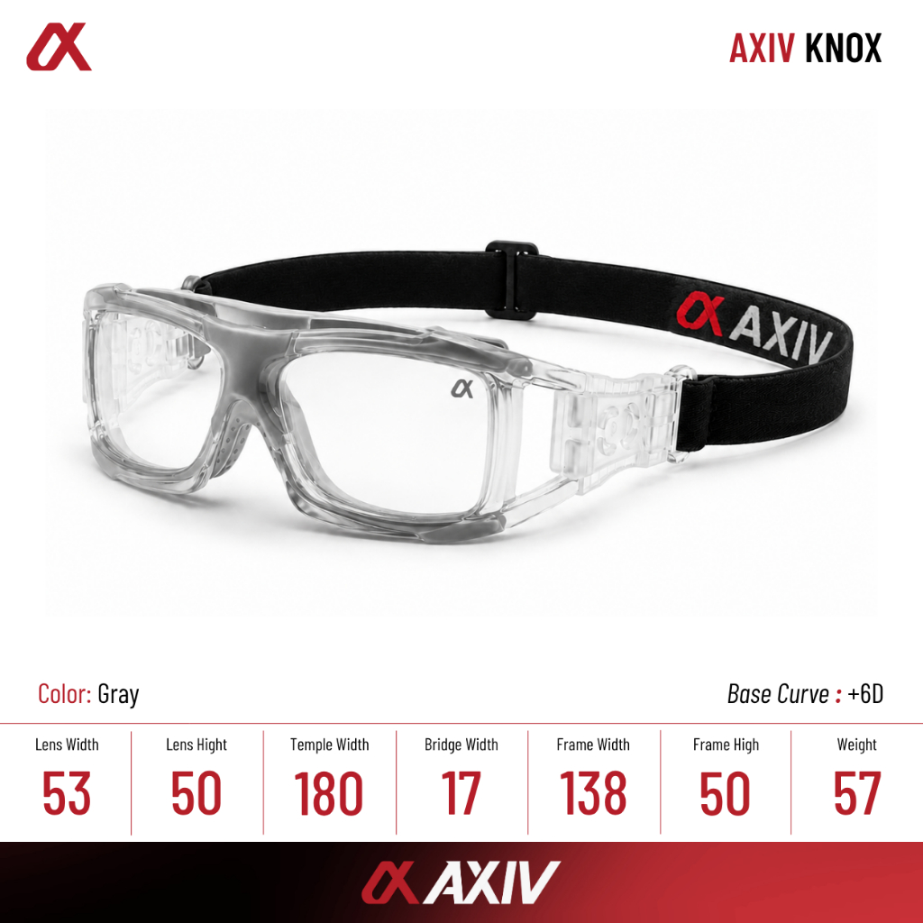 ANZ STUDIO نظارة رياضية AXIV KNOX قابلة للعدسات الطبية — صورة 7