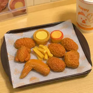j่396A ไก่ทอดจิ๋วของเล่นแพ็คละ 10 ชิ้น ของเล่นจิ๋ว ดีไอวาย