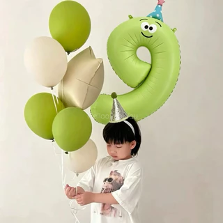 [มาใหม่] ลูกโป่งฟอยล์ ลูกโป่งฟอยล์ตัวเลข ลูกโป่งฟอยล์การ์ตูน ตกแต่งปาร์ตี้วันเกิดสำหรับเด็ก ๆ เป็นพรอพถ่ายรูป