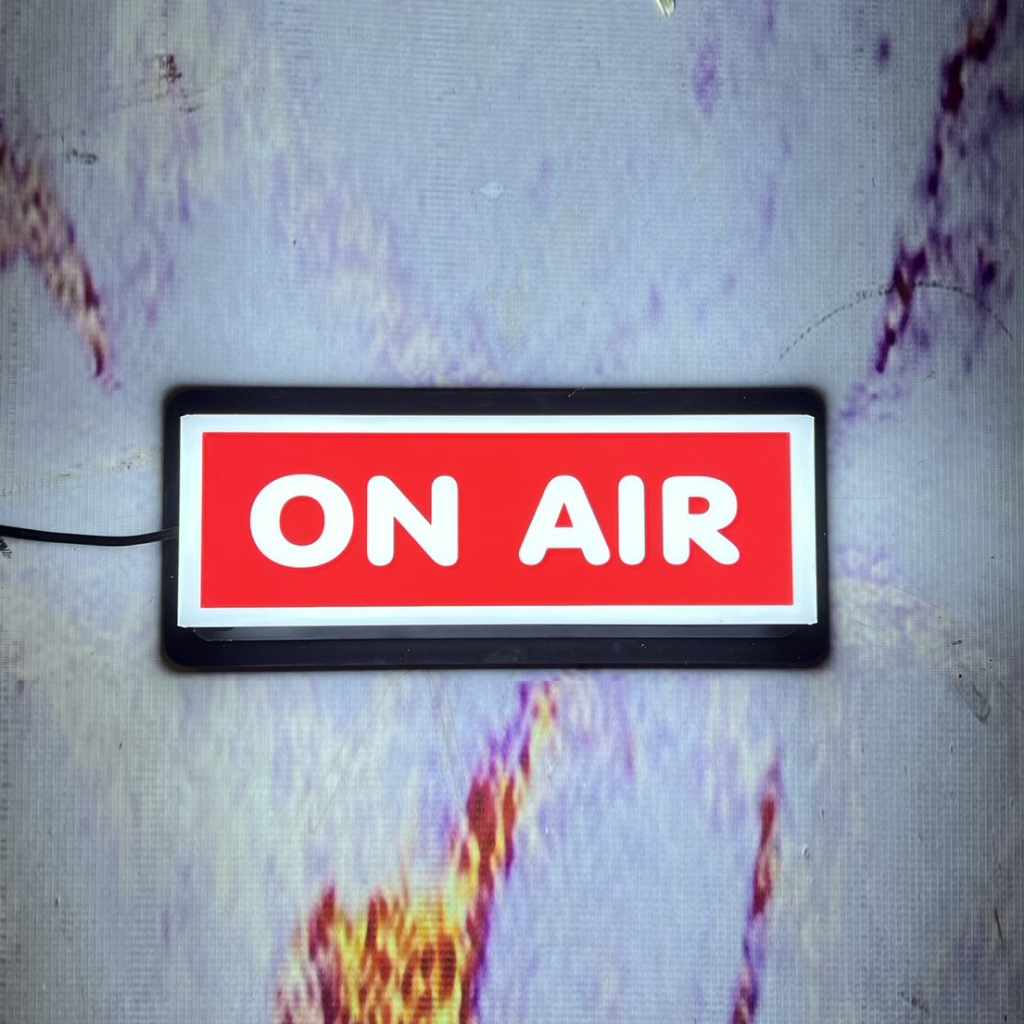 ป้ายไฟ ON AIR (ออนแอร์) ขนาด 10x30cm