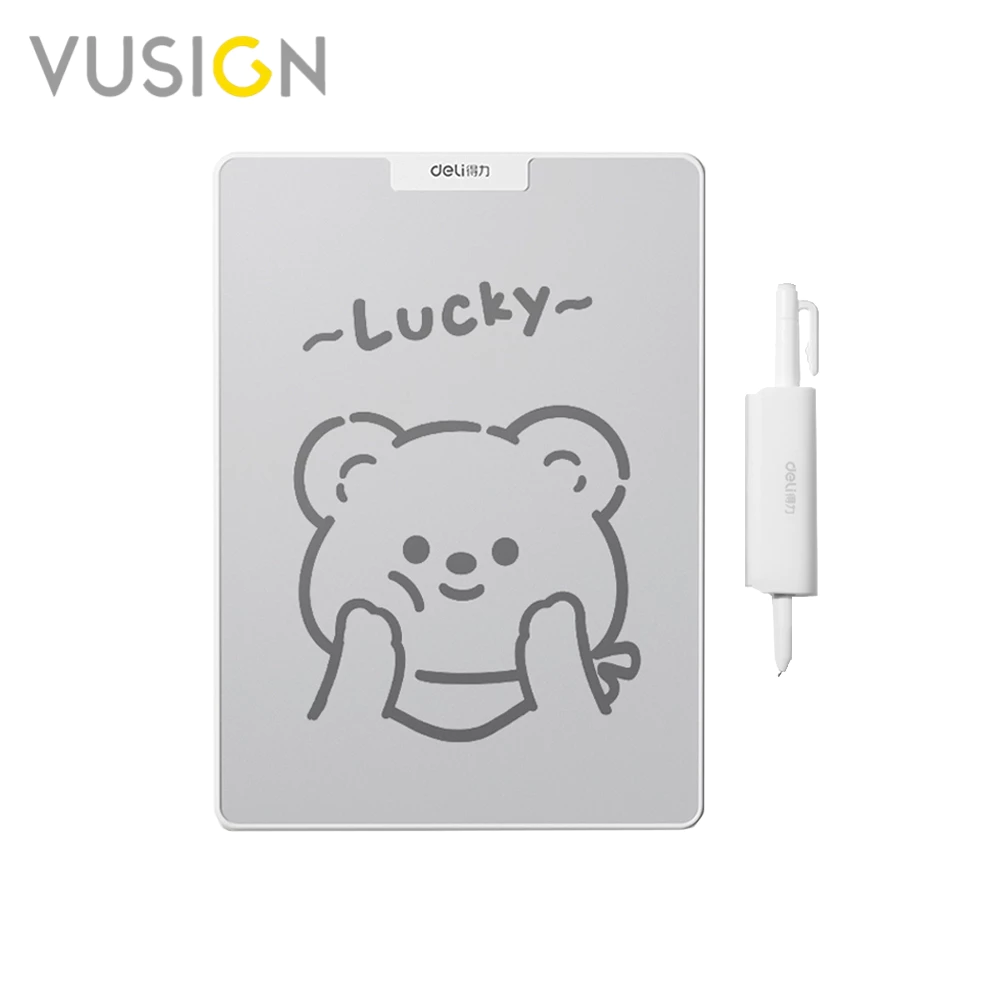 Vusign ไวท์บอร์ดแม่เหล็กพกพา ไวท์บอร์ดไร้หมึก เบา หน้าจอใหญ่ ฟรีปากกา-ที่ลบ Magic Whiteboard