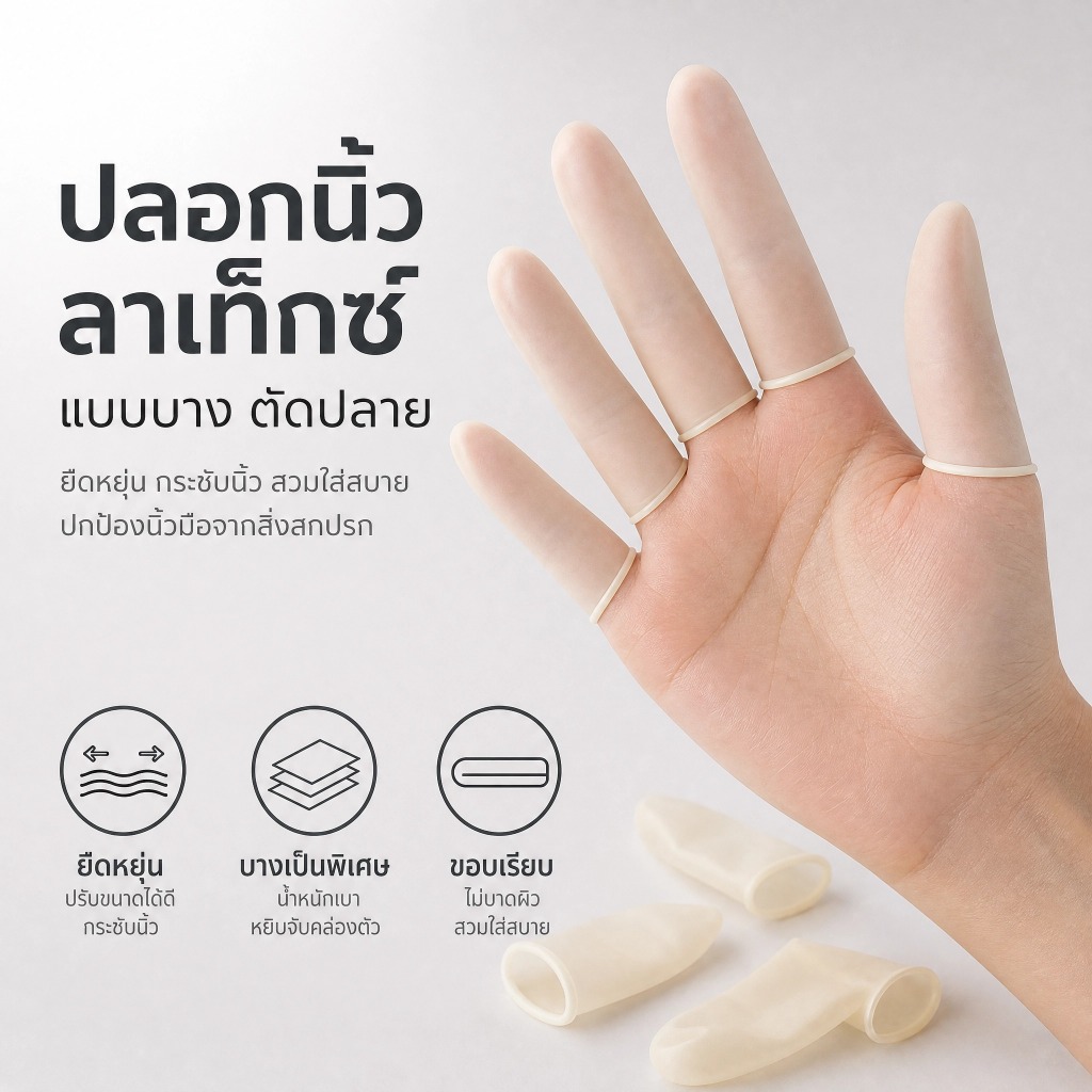LEO-T 100/200ชิ้นฝาครอบป้องกันนิ้วเล็บยางกันลื่นป้องกันไฟฟ้าสถิตย์ปลอกนิ้วยางแบบใช้แล้วทิ้งอุปกรณ์ทำเล็บ