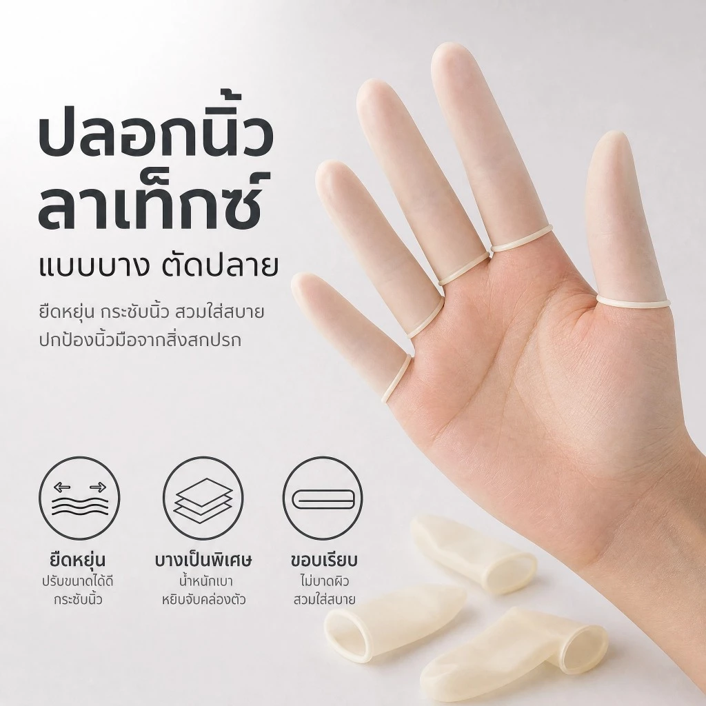 LEO-T 100/200ชิ้นฝาครอบป้องกันนิ้วเล็บยางกันลื่นป้องกันไฟฟ้าสถิตย์ปลอกนิ้วยางแบบใช้แล้วทิ้งอุปกรณ์ทำเล็บ