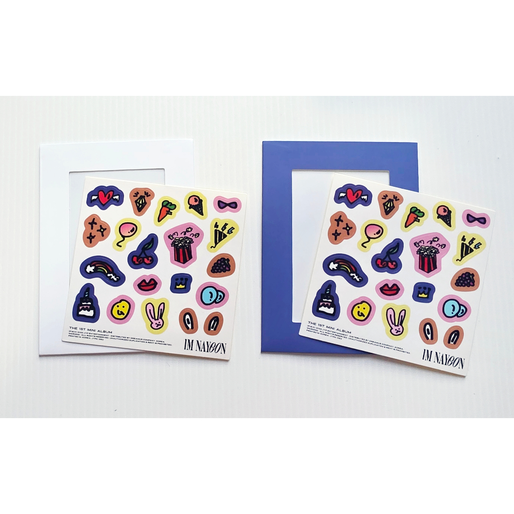 Photo Card Holder + DIY Sticker ของแท้จาก CD อัลบั้ม NAYEON ( TWICE ) - IM NAYEON Album ของแท้ พร้อม